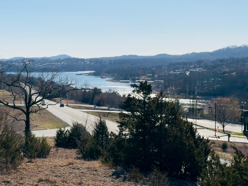 Scenic view of Table Rock Lake